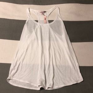 VIctorias Secret white racerback tank. Small, NWT